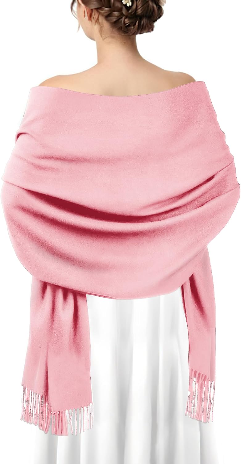 AURUZA Shawls and Wraps for Evening Dresses, Soft Pashmina Shawls for Women, Pashmina Shawls for Wedding Party - Image 1